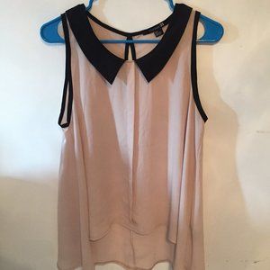 Forever 21 Sleeveless Sheer Blouse